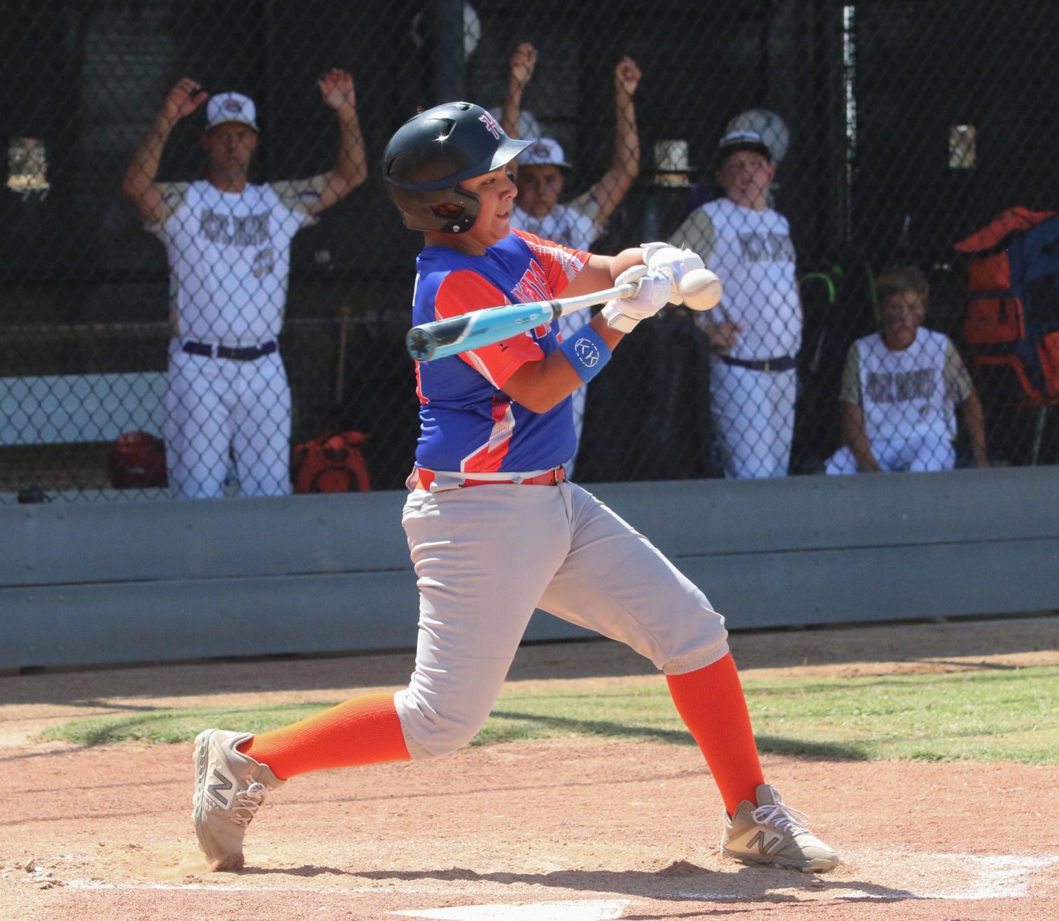 Contagious hitting, errors lifts Central California in World Series opener